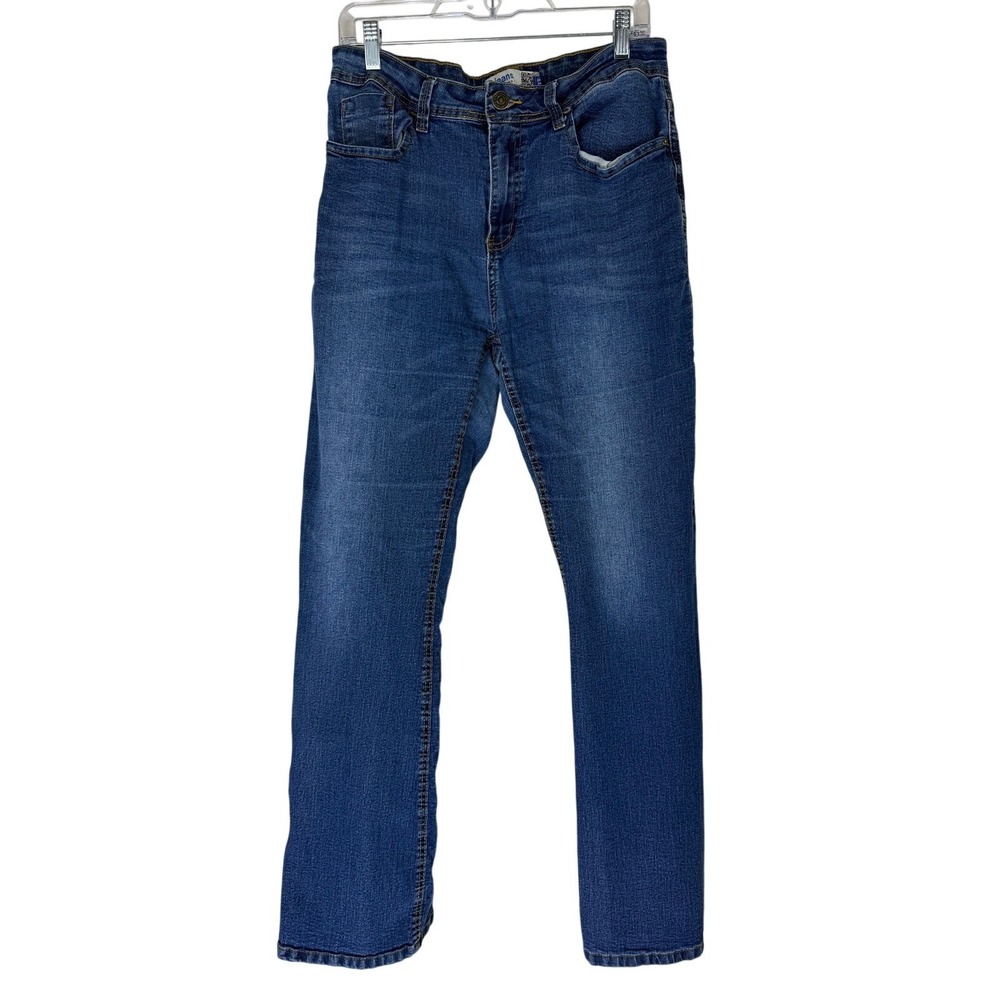 & Jeans Blue High Waist Flare Casual Denim Streetwear Casual Jeans Pants Size 44